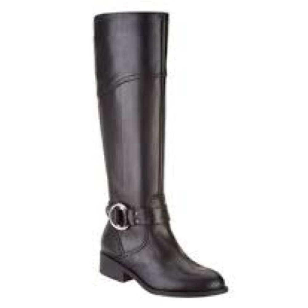Marc Fisher Gatway Leather Riding Boots Size 6 A40